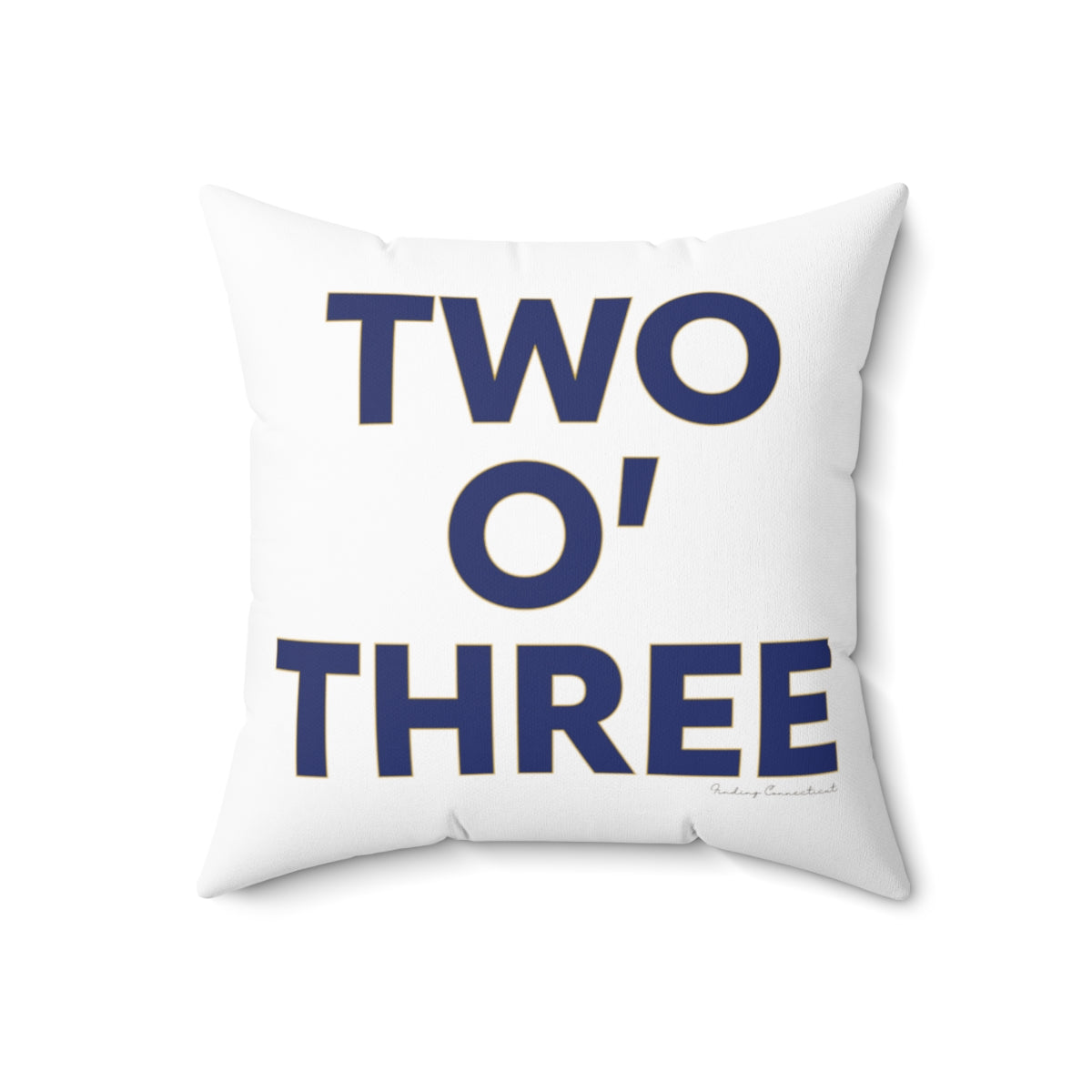Two oh three / Two O' three / 203 pillow  // Connecticut by finding Connecticut   