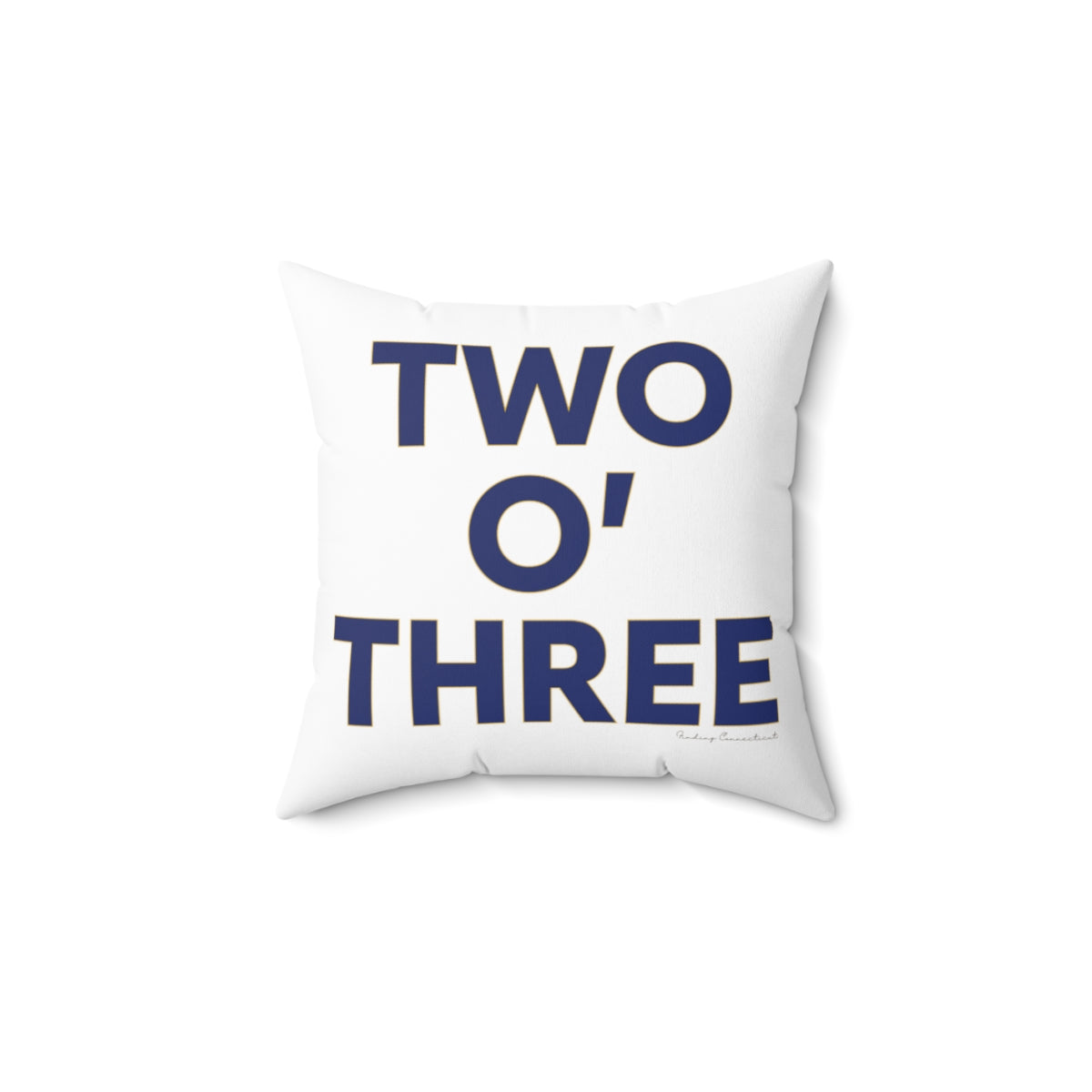 Two oh three / Two O' three / 203 pillow  // Connecticut by finding Connecticut   