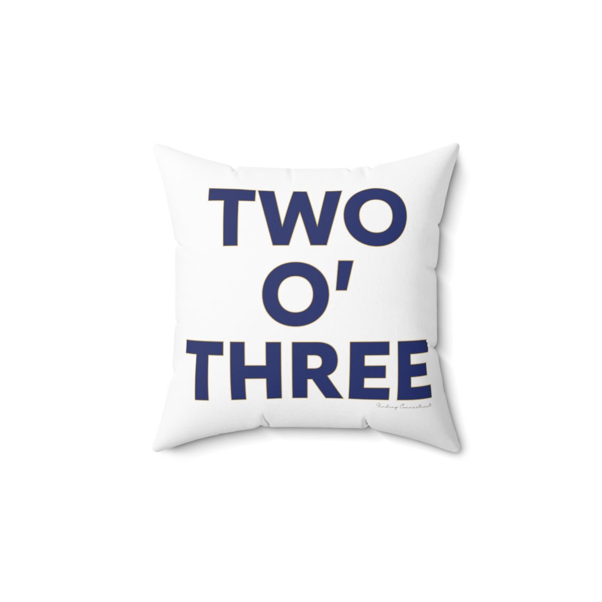 Two oh three / Two O' three / 203 pillow  // Connecticut by finding Connecticut   