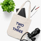 Two O' Three Organic Canvas Tote Bag