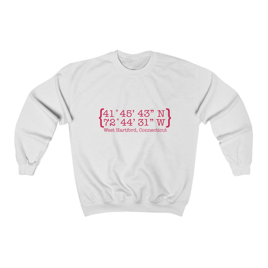 West Hartford Coordinates sweatshirt.  West Hartford Connecticut tee shirts, hoodies sweatshirts, mugs, other apparel, home gifts, and souvenirs. Proceeds of this collection go to help Finding Connecticut’s brand. Free USA shipping. 

West Hartford Coordinates // west hartford connecticut sweatshirt // finding connecticut 