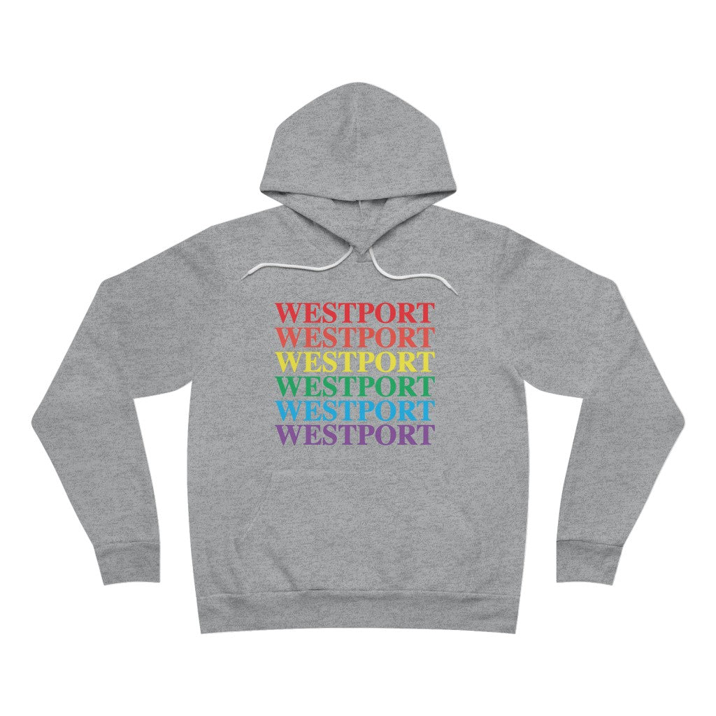 westport pride ct / connecticut unisex hooded sweatshirt hoodie