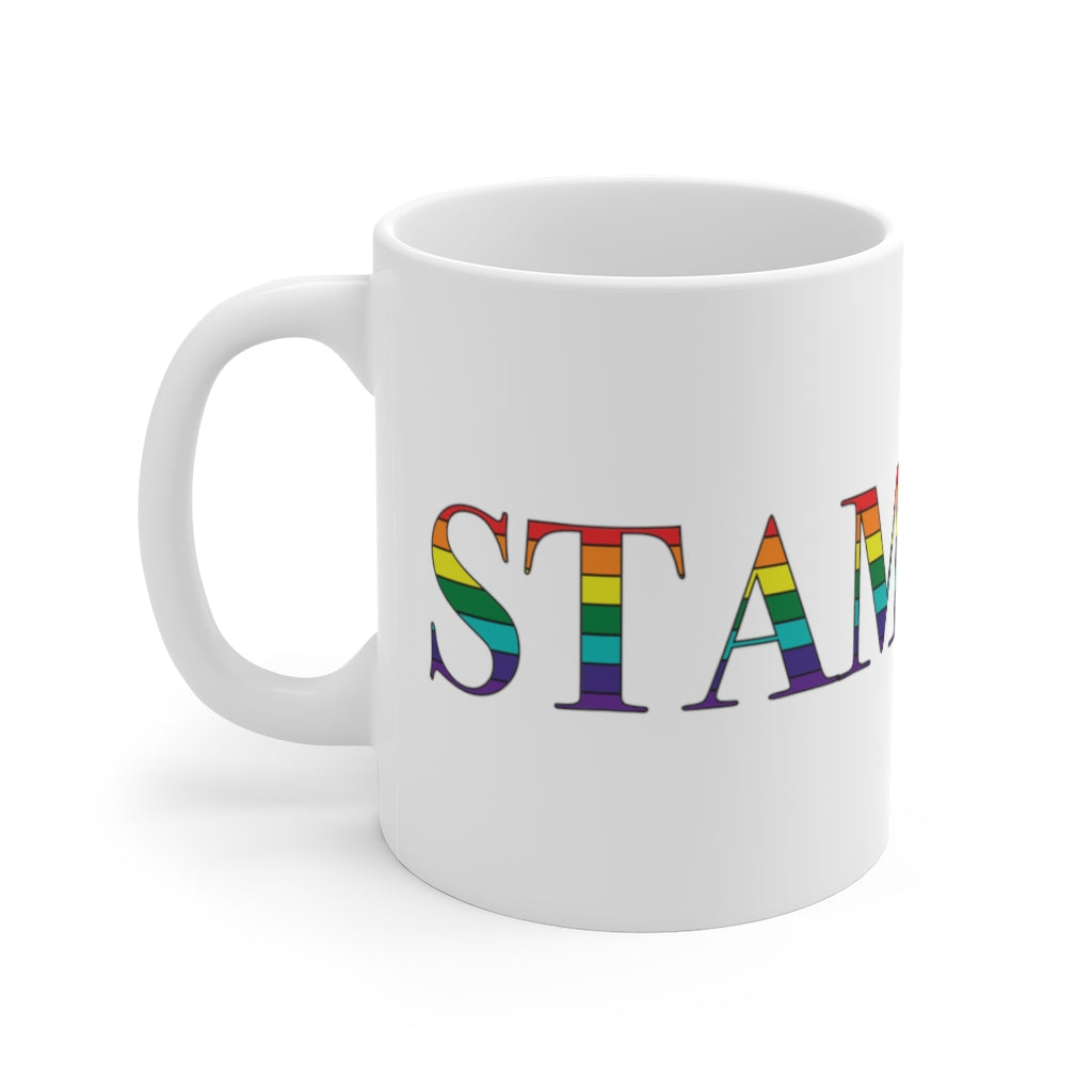 Do you have Stamford Pride?  Stamford, Connecticut apparel and gifts including mugs including LGBTQ inspired mugs