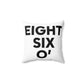 Eight Six O' Spun Polyester Square Pillow