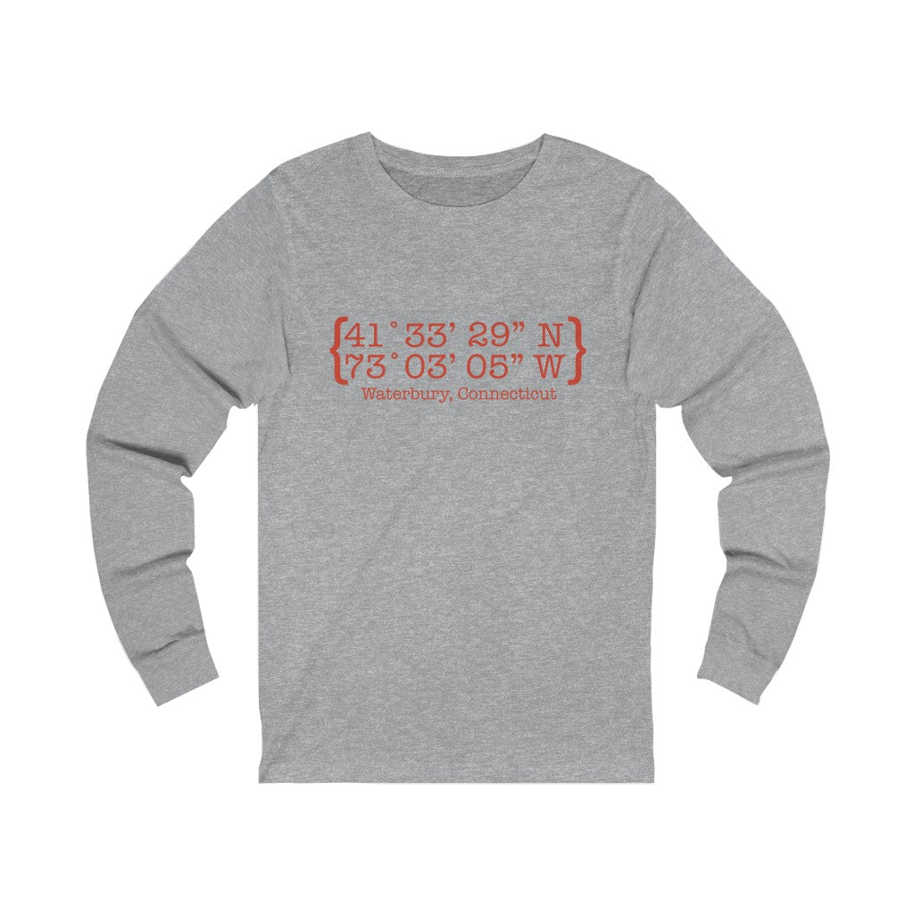 Waterbury Coordinates Unisex Jersey Long Sleeve Tee