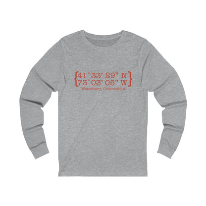 Waterbury Coordinates Unisex Jersey Long Sleeve Tee