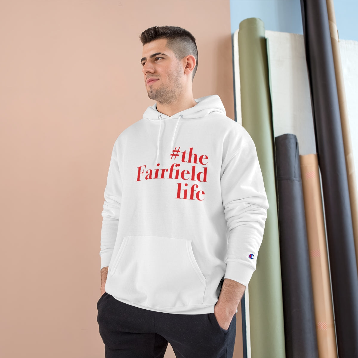 fairfield ct / connecticut hooded sweatshirt hoodie