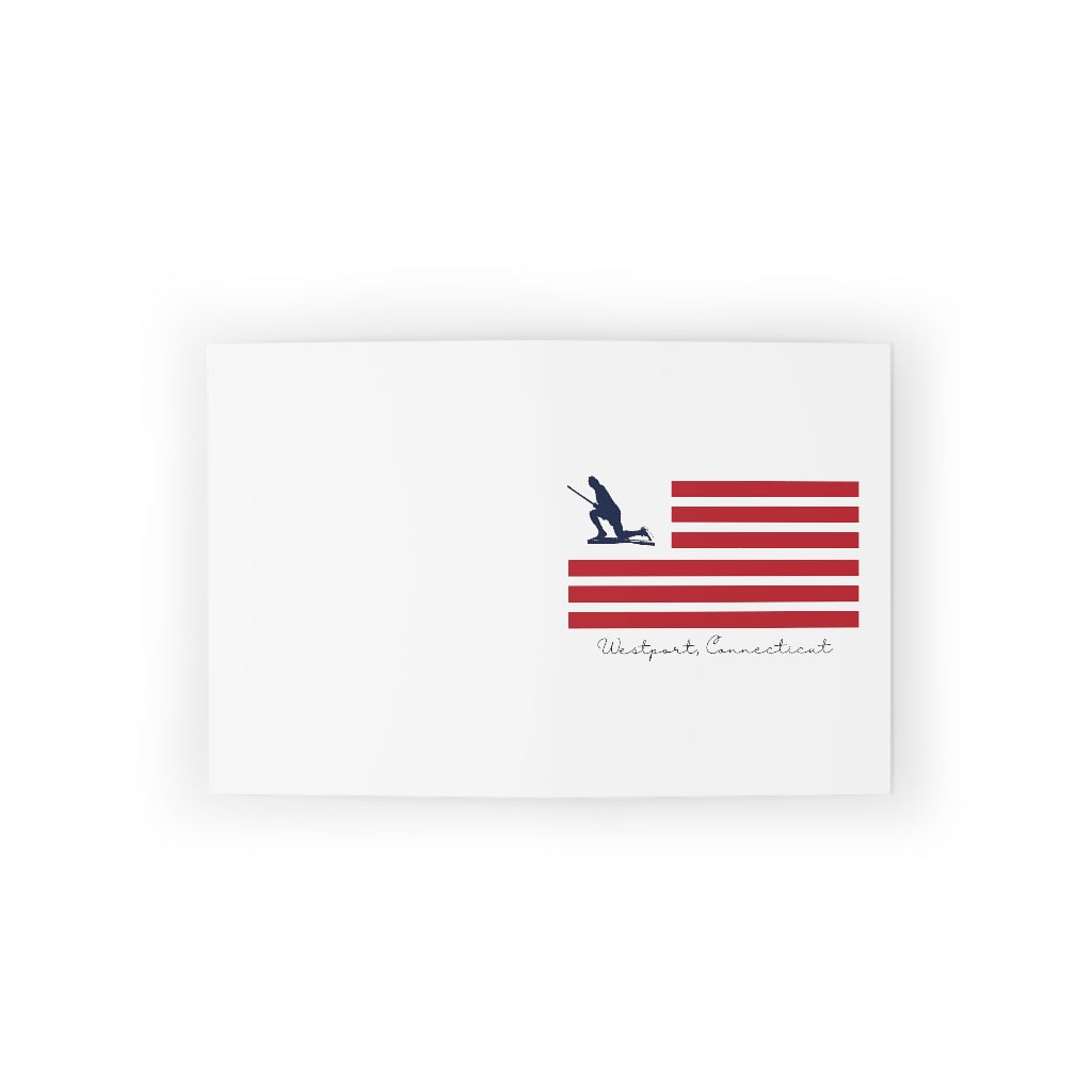 Minuteman Flag Greeting Cards