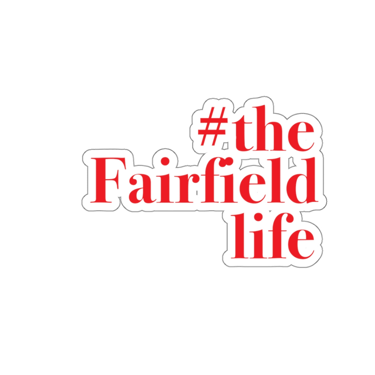 fairfield connecticut sticker