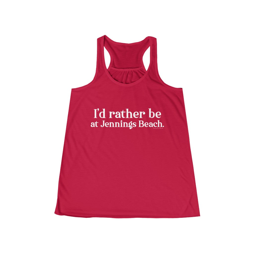 Jennings beach fairfield ct / connecticut womens tank top shirt 