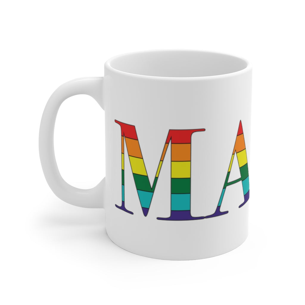 Maine Pride White Ceramic Mug