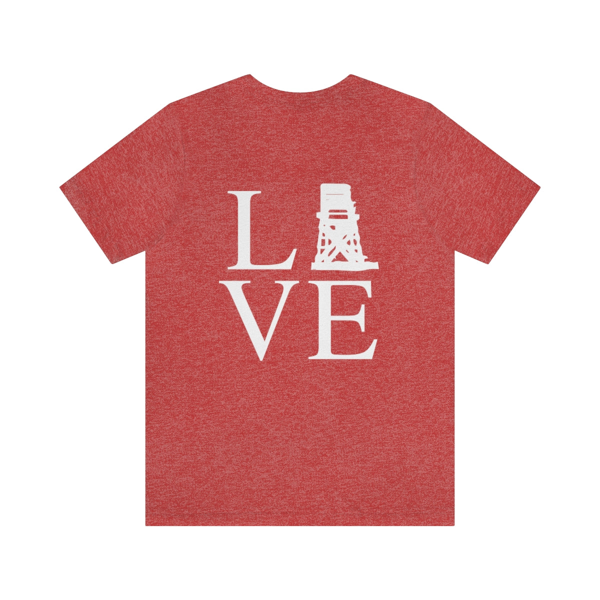 Fairfield Love (back) Unisex Jersey Short Sleeve Tee