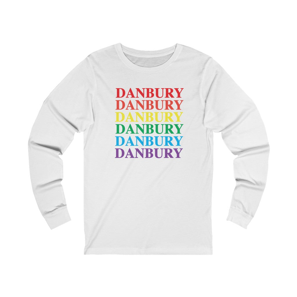 danbury ct pride unisex long sleeve tee shirt