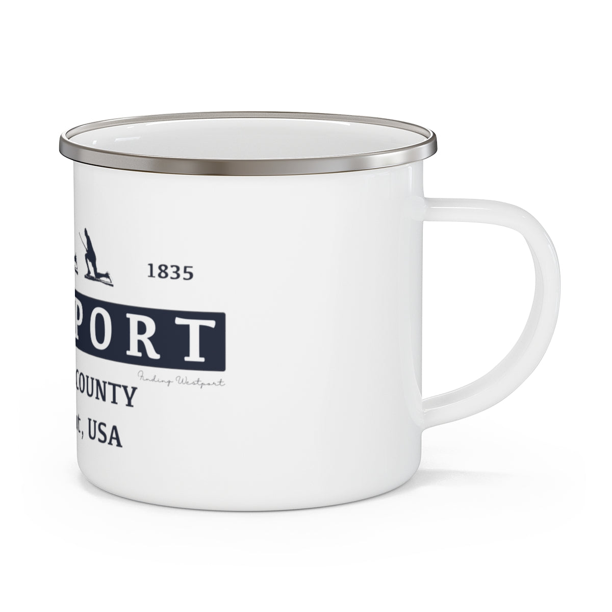 Westport Est. Enamel Camping Mug