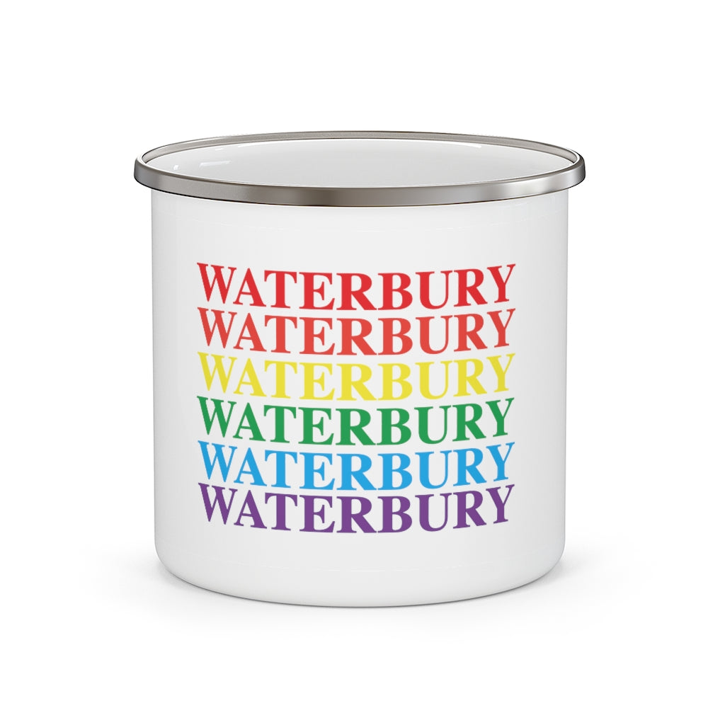 Waterbury Pride Enamel Camping Mug