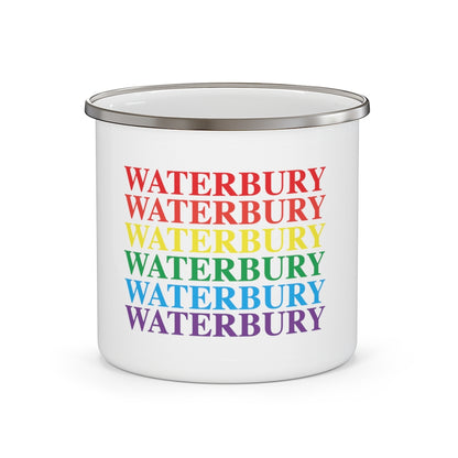 Waterbury Pride Enamel Camping Mug