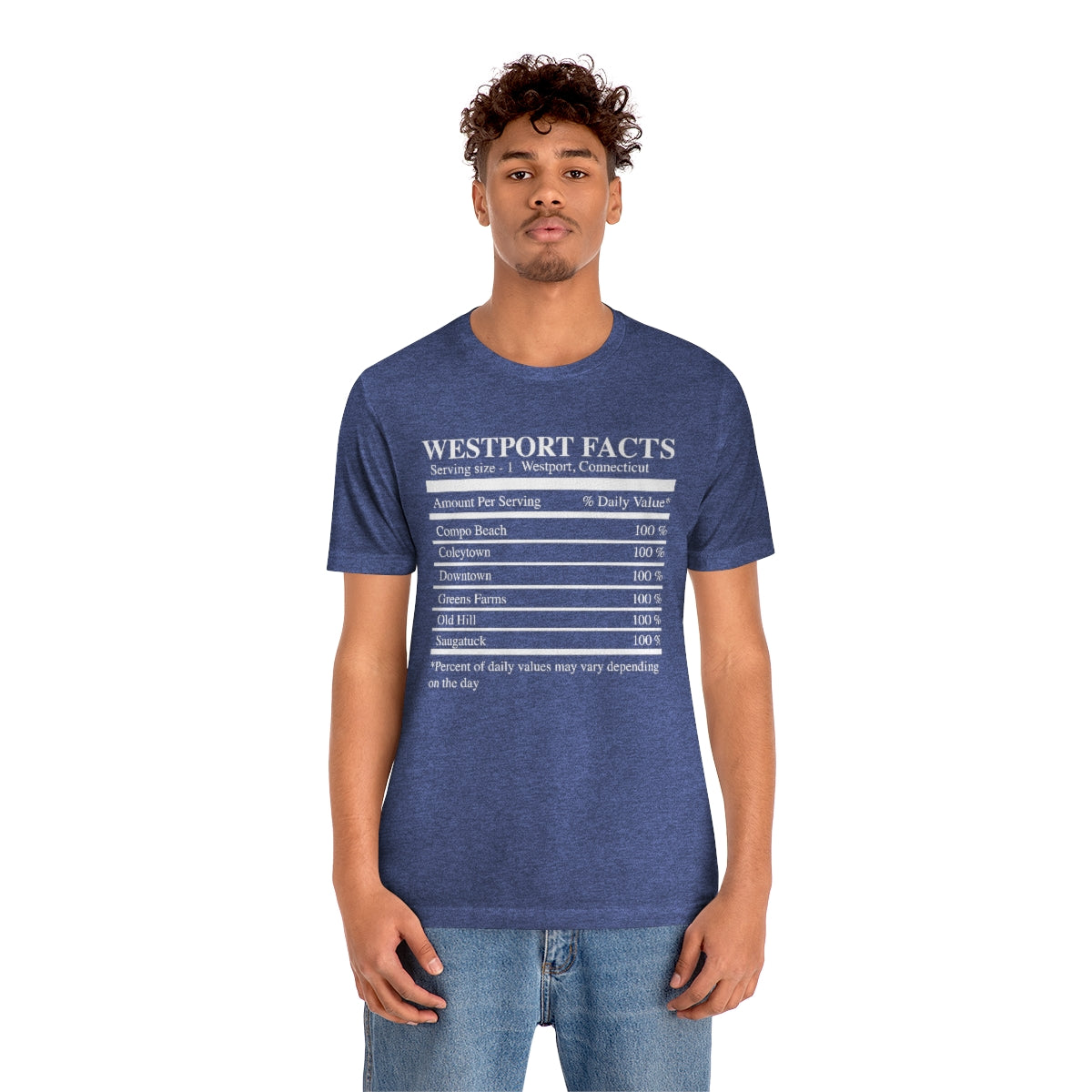 Westport Facts Unisex Jersey Short Sleeve Tee