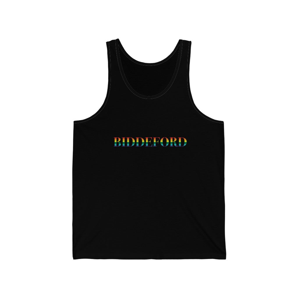 Biddeford Rainbow Unisex Jersey Tank