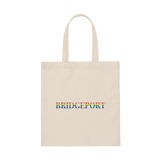 Bridgeport Rainbow Canvas Tote Bag