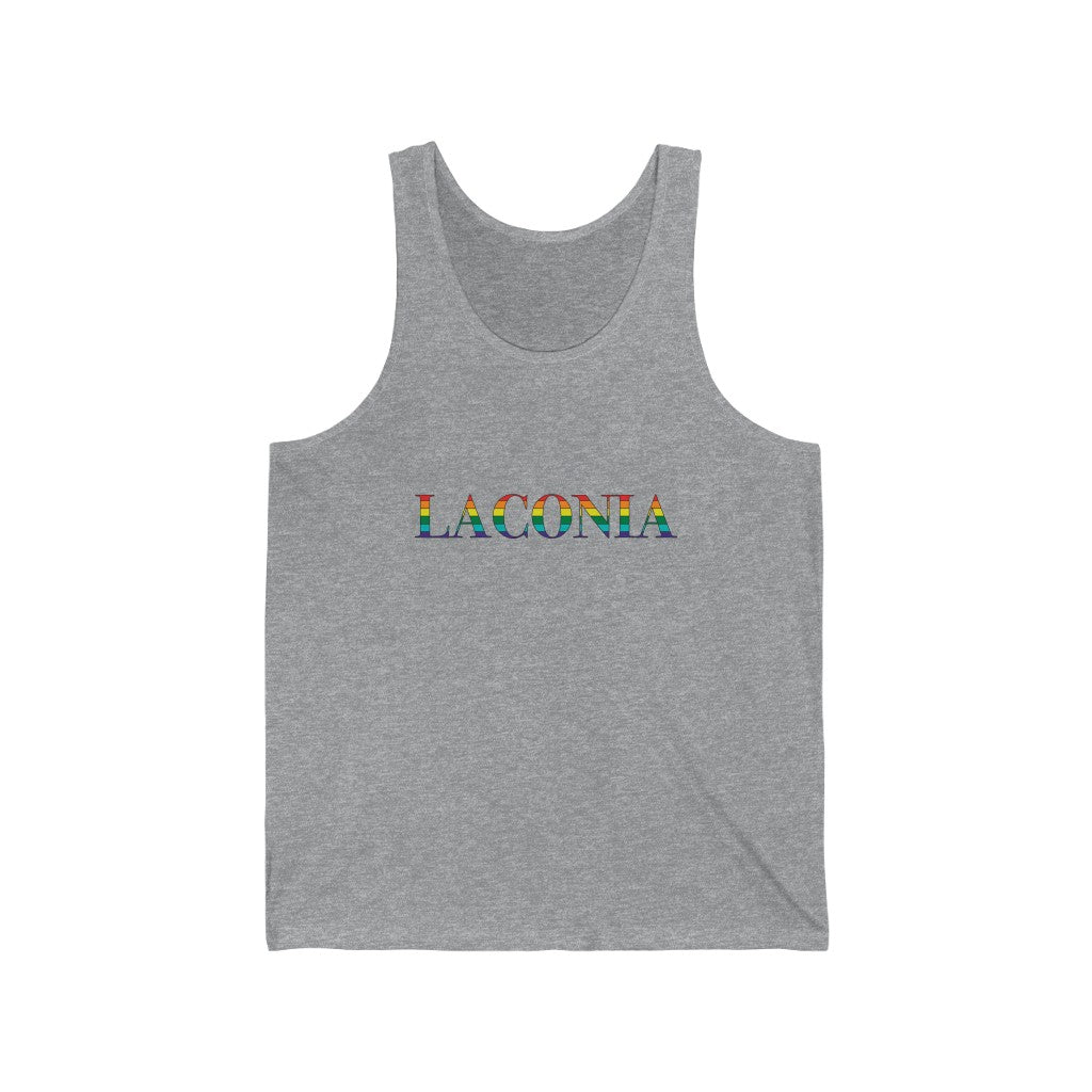 Laconia Rainbow Unisex Jersey Tank