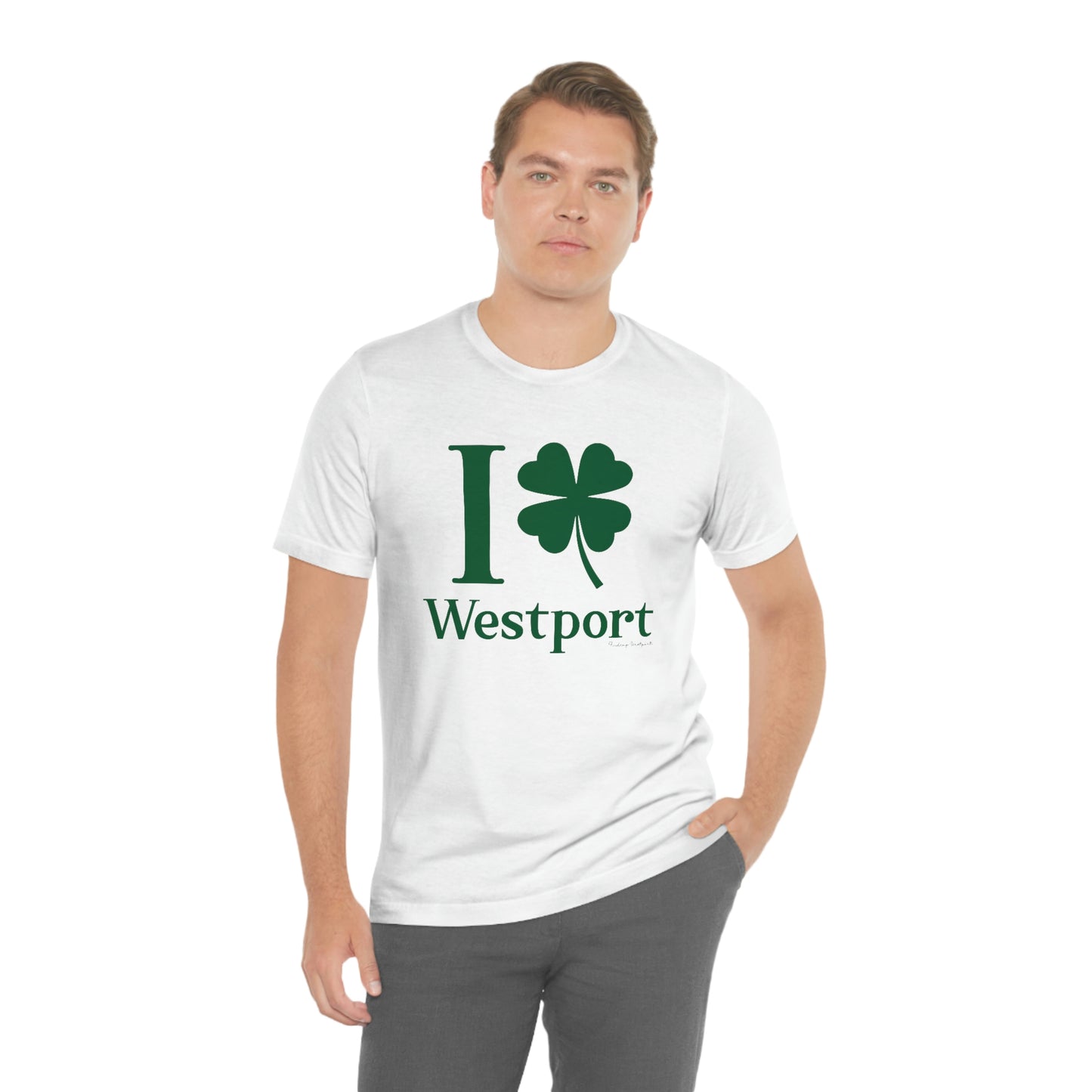 I Clover Westport (Green) Unisex Jersey Short Sleeve Tee