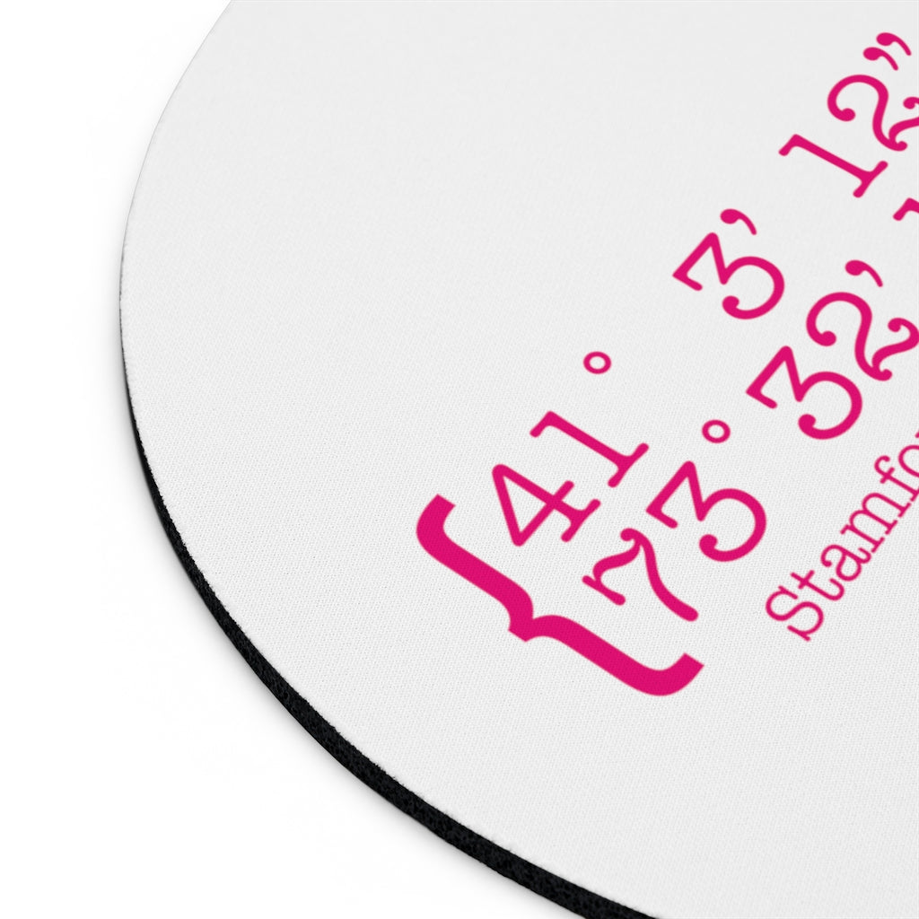 Stamford Coordinates Mousepad