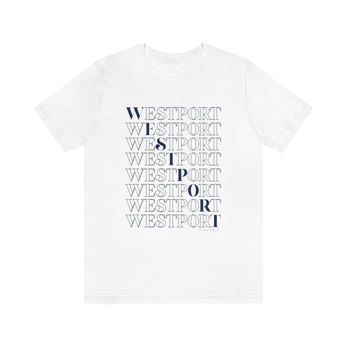 westport on repeat tee shirt