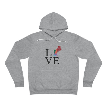 New England Love Unisex Sponge Fleece Pullover Hoodie