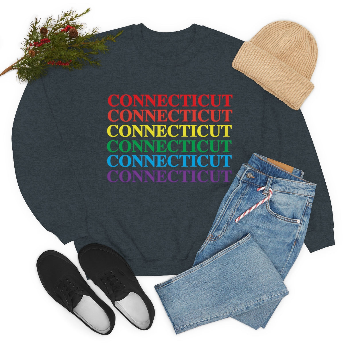 Connecticut Pride Unisex Heavy Blend™ Crewneck Sweatshirt