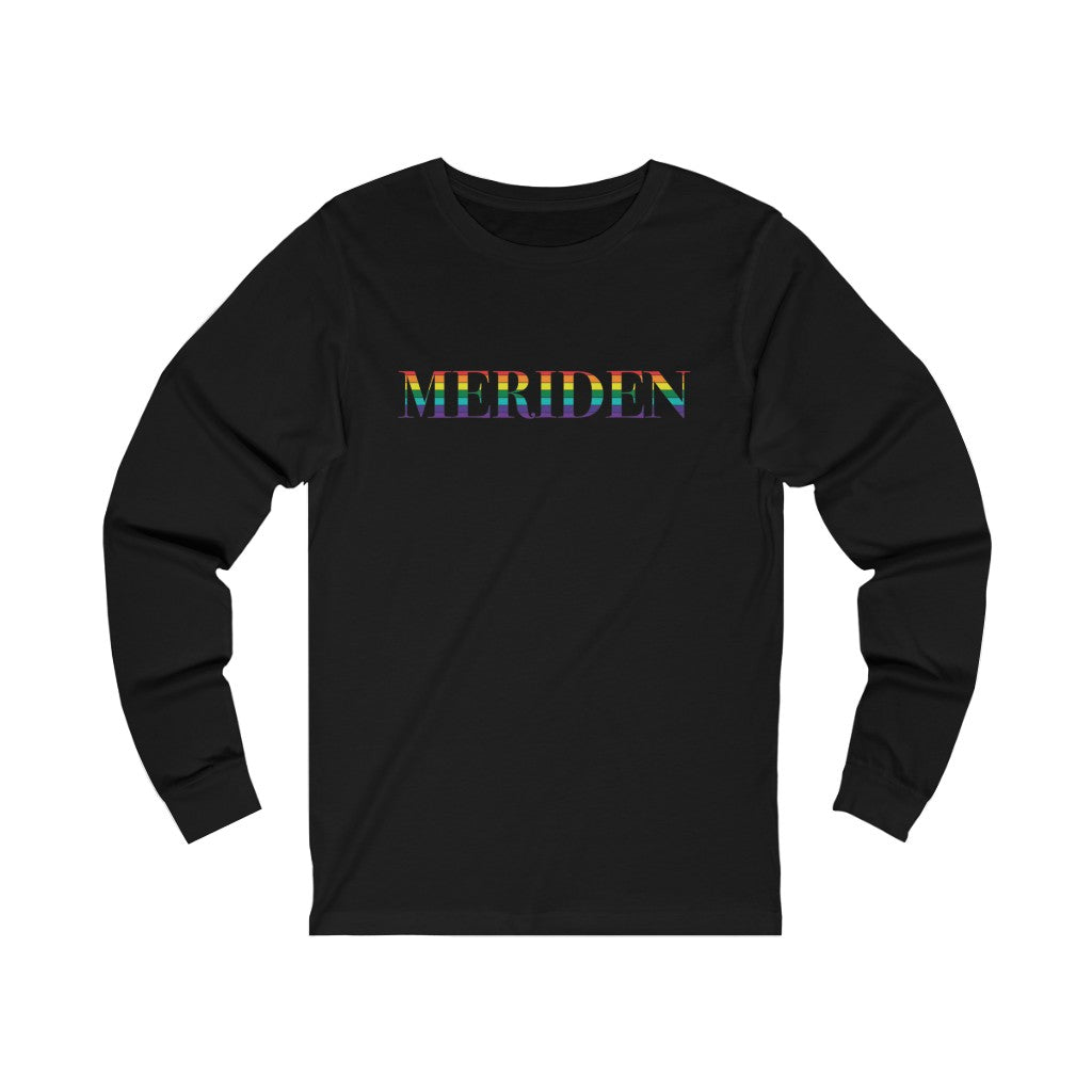 Meriden Rainbow Unisex Jersey Long Sleeve Tee