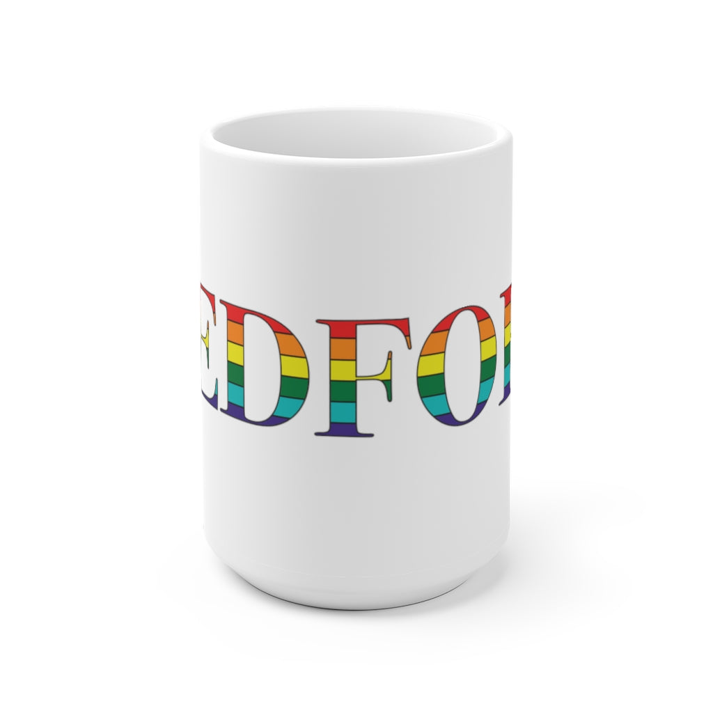 Medford Rainbow  White Ceramic Mug