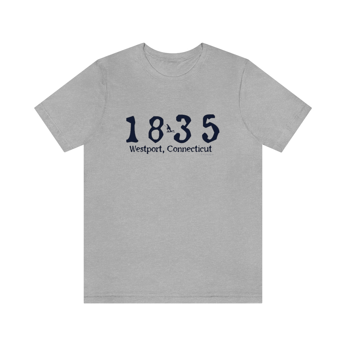 1835 Small Minuteman Unisex Jersey Short Sleeve Tee