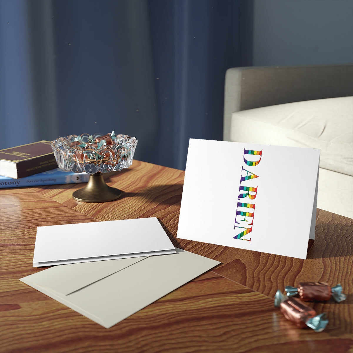 Darien Rainbow Greeting Cards (8, 16, and 24 pcs)