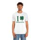 I Clover Connecticut (Green) Unisex Jersey Short Sleeve Tee