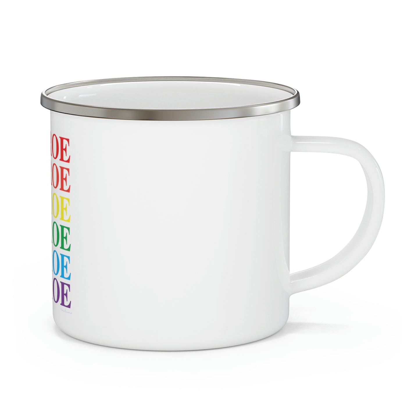 Monroe Pride Enamel Camping Mug