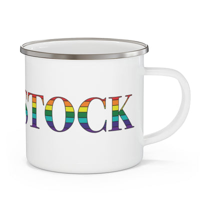 Woodstock Rainbow Enamel Camping Mug