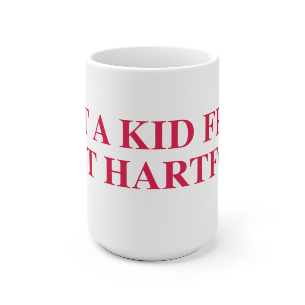 Just a kid from West Hartford White Ceramic Mug