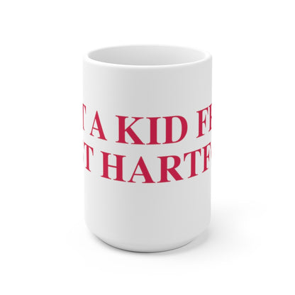 Just a kid from West Hartford White Ceramic Mug