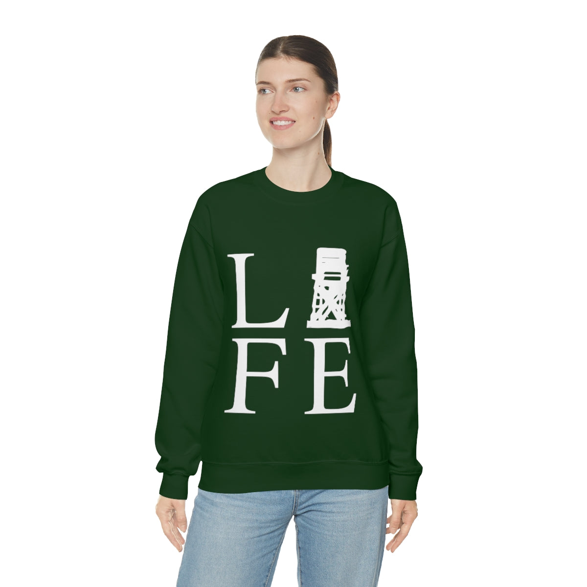 Fairfield Life (front) Unisex Heavy Blend™ Crewneck Sweatshirt