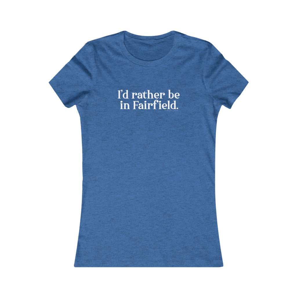 fairfield ct / conneticut women's tee shirt 