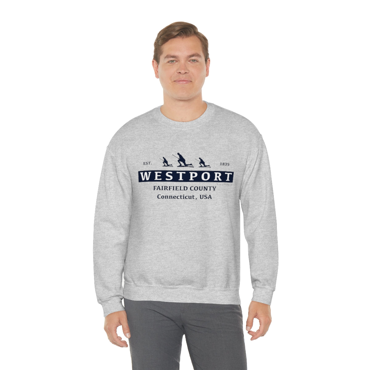 Westport Est. Unisex Heavy Blend™ Crewneck Sweatshirt