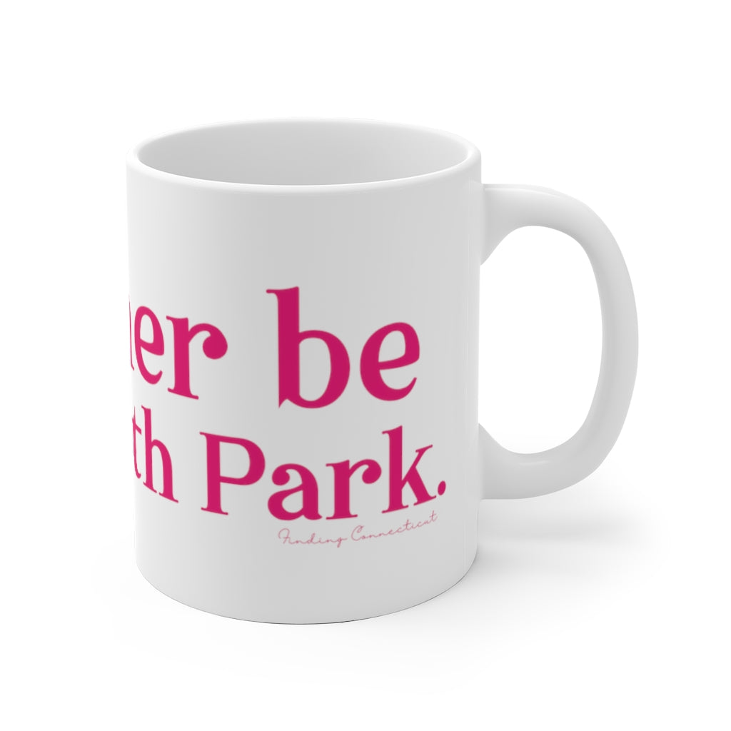 I’d rather be at Elizabeth Park mugs.  West Hartford Connecticut tee shirts, hoodies sweatshirts, mugs, and other apparel, home gifts, and souvenirs. Proceeds of this collection go to help Finding Connecticut’s brand. Free USA shipping. 