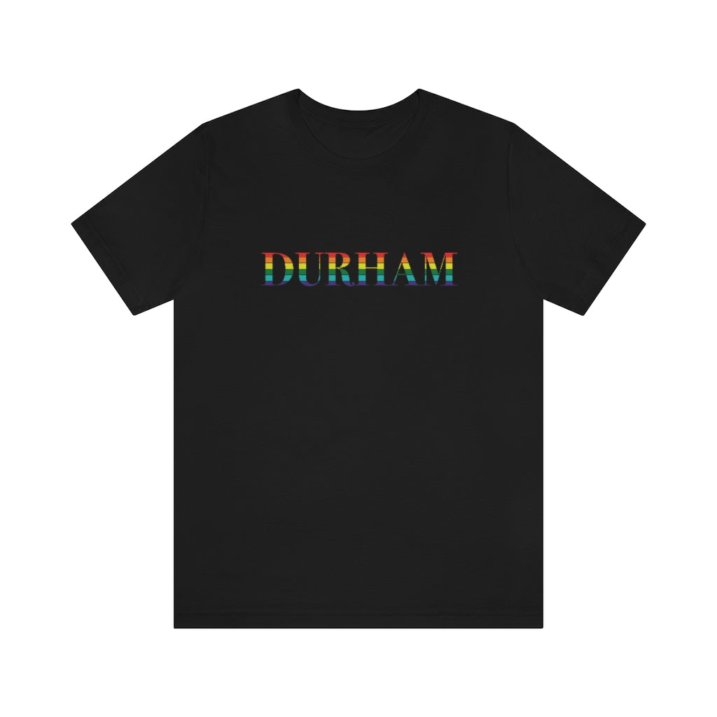 Durham Rainbow Unisex Jersey Short Sleeve Tee