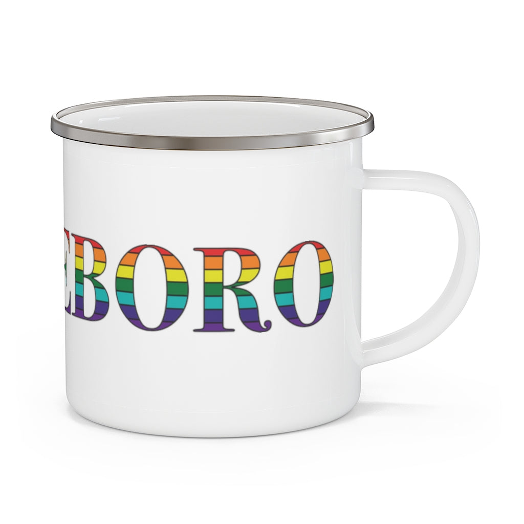 Battleboro Rainbow Enamel Camping Mug