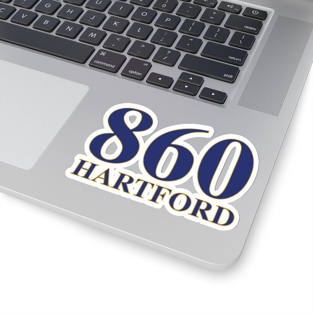 860 Hartford Kiss-Cut Stickers 860 Hartford Collection. Inspired by the Connecticut flag and the 860! Show off for your pride for Connecticut and Hartford!   Proceeds of this collection go to help build Finding Connecticut’s website and brand. • Free USA shipping   Click here to go to our home page 