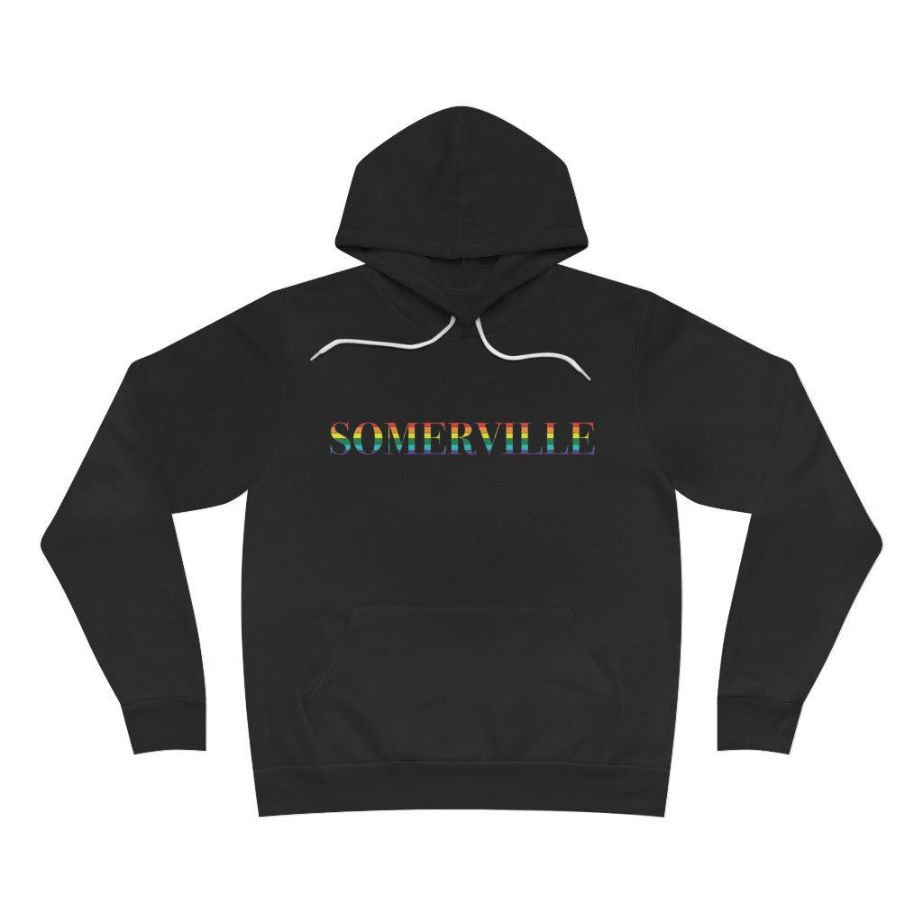 Somerville Rainbow Unisex Sponge Fleece Pullover Hoodie