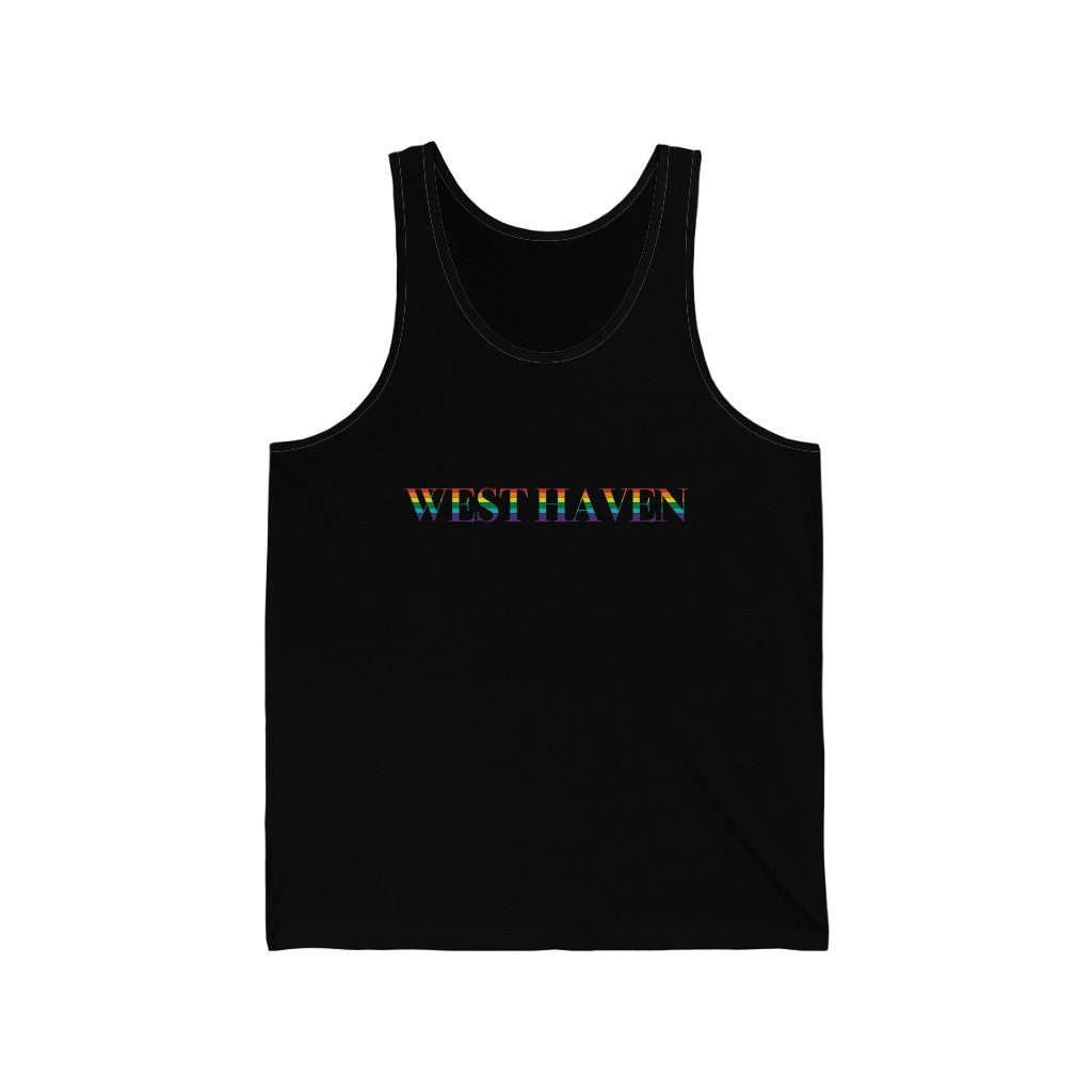 West Haven Rainbow Unisex Jersey Tank