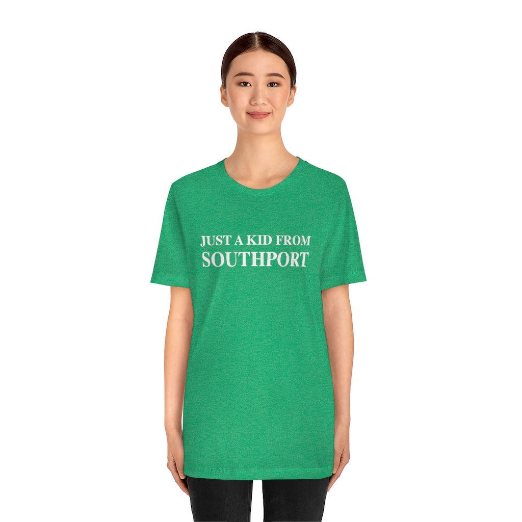 Just a kid from Southport. Southport, Connecticut tee shirts, hoodies sweatshirts, mugs and other apparel, home gifts and souvenirs. Proceeds of this collections goes to help Finding Fairfield and Finding Connecticut’s brand. Free USA shipping