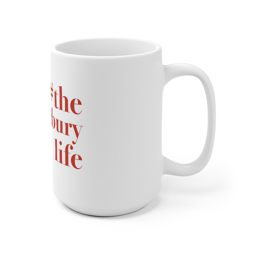 #thewaterburylife White Ceramic Mug