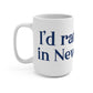 I'd Rather Be in New Haven Mug 15oz